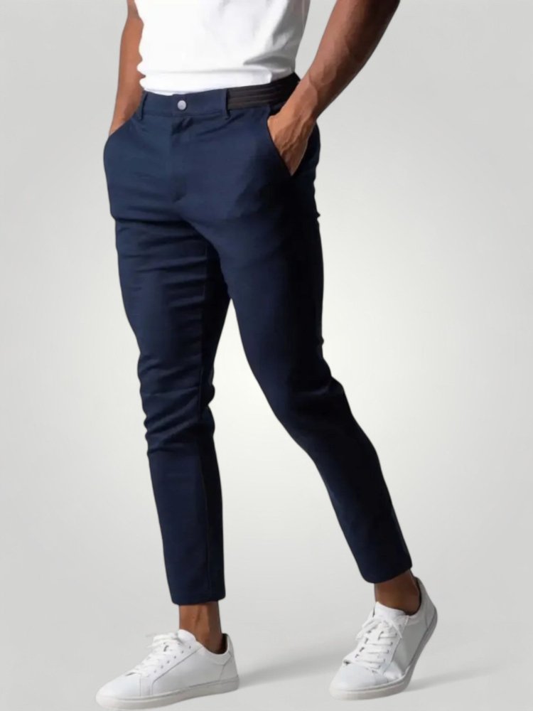 Bequeme Chino Hose Herren im Slim Fit