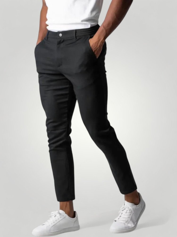 Bequeme Chino Hose Herren im Slim Fit