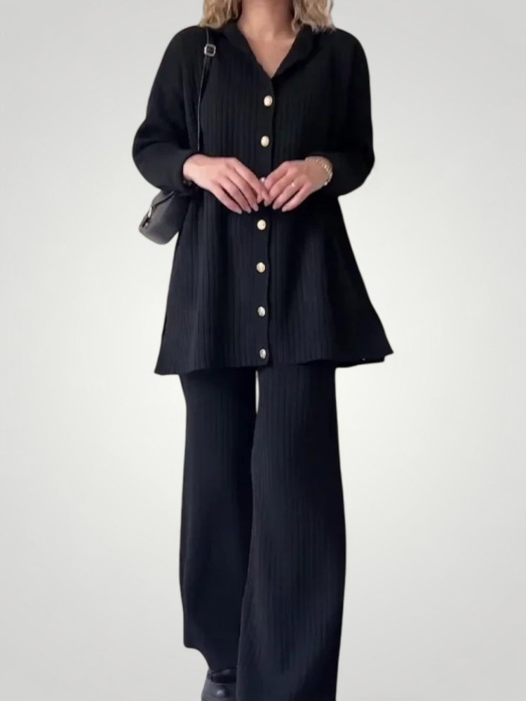 Elegantes Damen Set mit Weiten Hosen