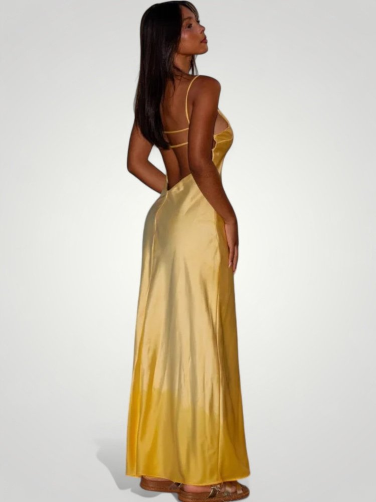 Elegantes Damenkleid mit Verführerischem V-Ausschnitt