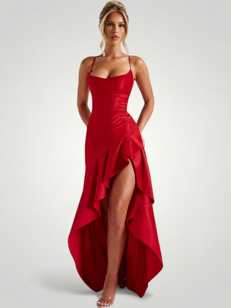 Maxikleid Sommer mit Fließendem Schnitt