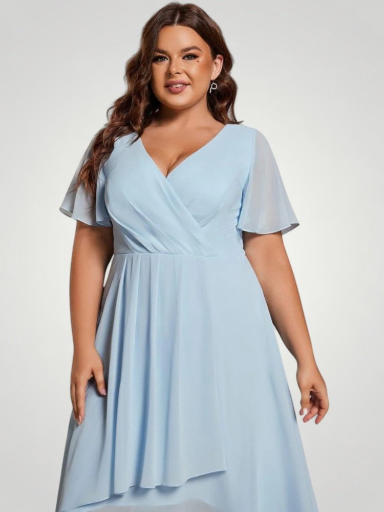 Romantisches Damenkleid mit Fließendem Schnitt