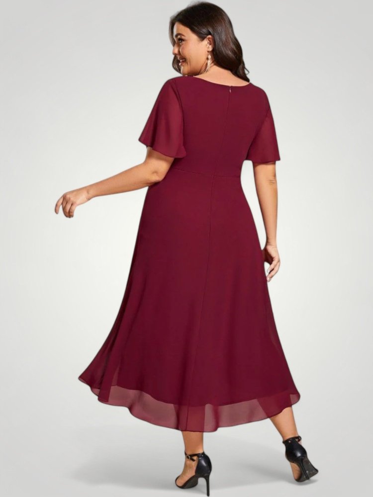 Romantisches Damenkleid mit Fließendem Schnitt