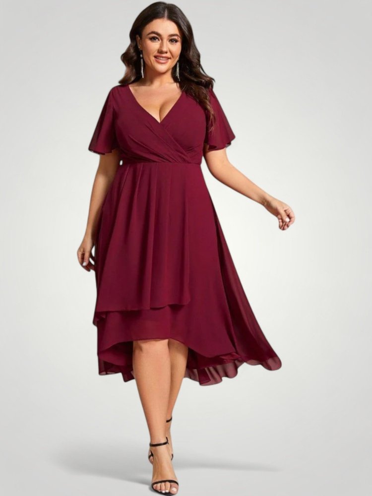 Romantisches Damenkleid mit Fließendem Schnitt