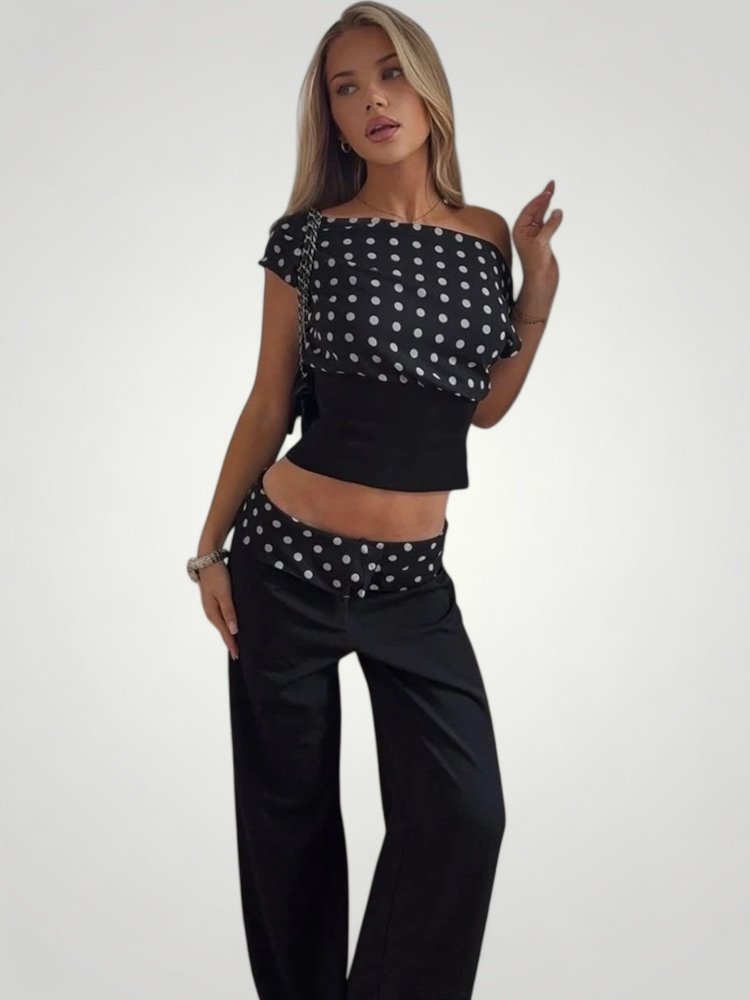 Schlank geschnittenes Damen-Set für zeitlosen Stil