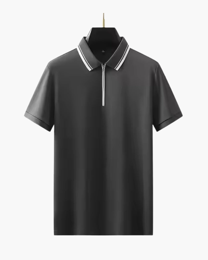 The Ridgeway Zip Polo